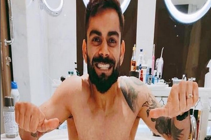 ICE ਬਾਥ ਚ ਨਜ਼ਾਰੇ ਲੈਂਦੇ ਨਜ਼ਰ ਆਏ ਕਪਤਾਨ ਵਿਰਾਟ ਕੋਹਲੀ, ਸ਼ੇਅਰ ਕੀਤੀ ਧਾਕਡ਼ ਤਸਵੀਰ