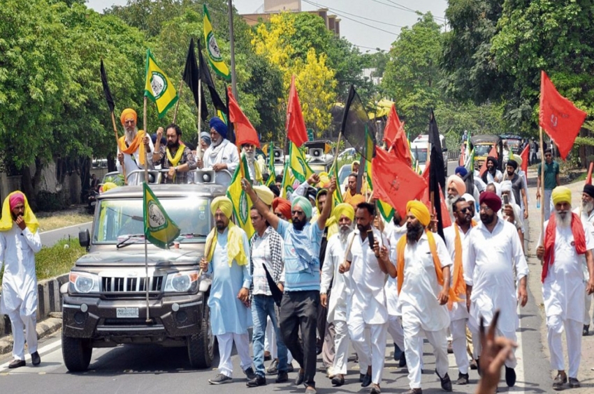 ਸੰਯੁਕਤ ਕਿਸਾਨ ਮੋਰਚੇ ਵੱਲੋਂ ਭਾਜਪਾ ਪ੍ਰਧਾਨ ਨੱਢਾ ਖ਼ਿਲਾਫ਼ ਪ੍ਰਦਰਸ਼ਨ